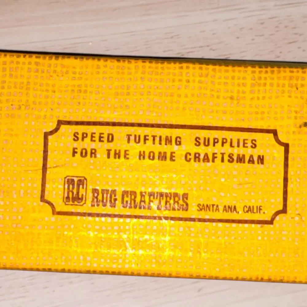 Vintage RC Rug Crafters Speed Tufting Tool Set with Box & Instructions